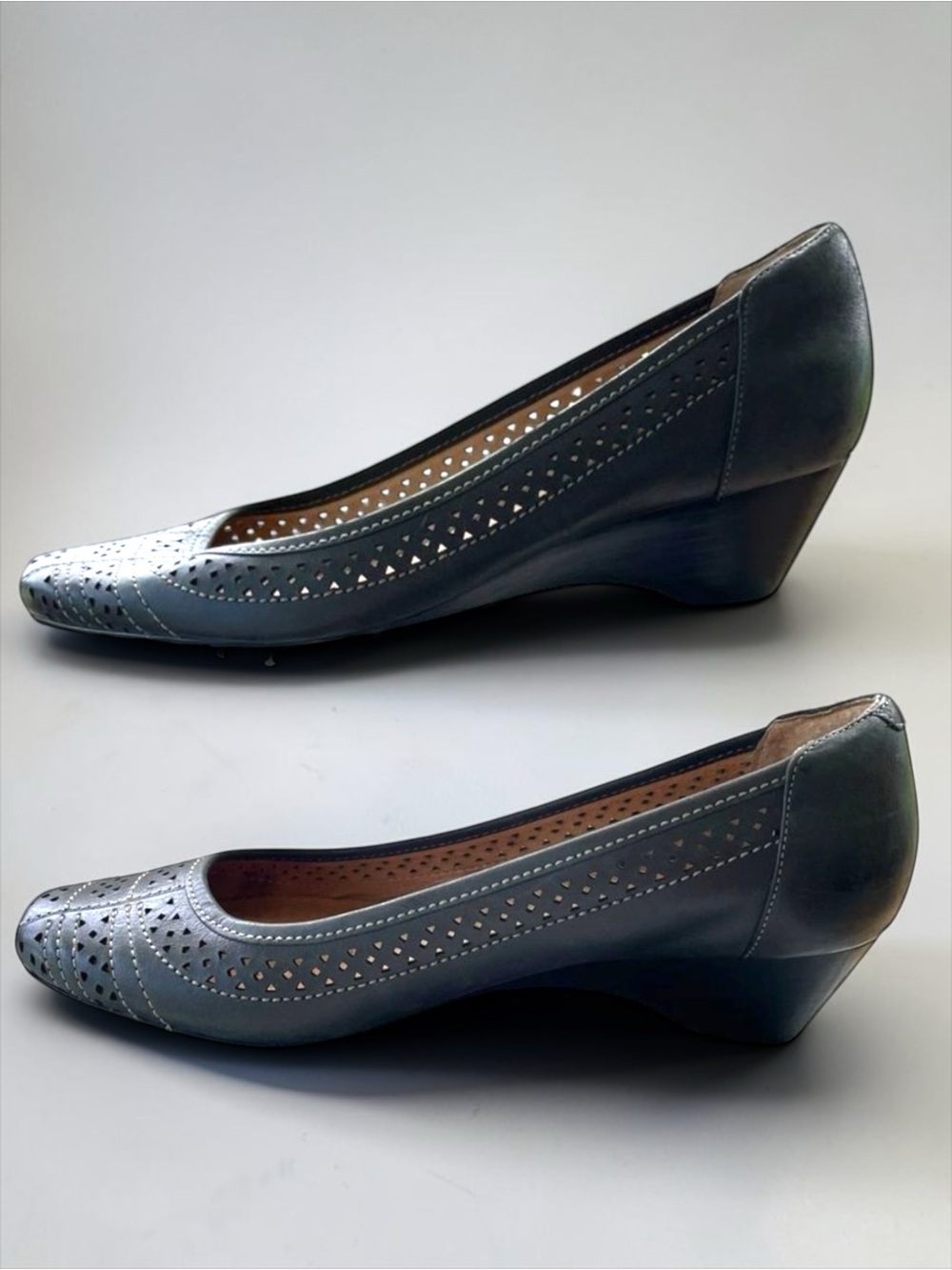 Clarks Artisan Leather Flats Women’s 8.5 Comfort Loafers Black Brown